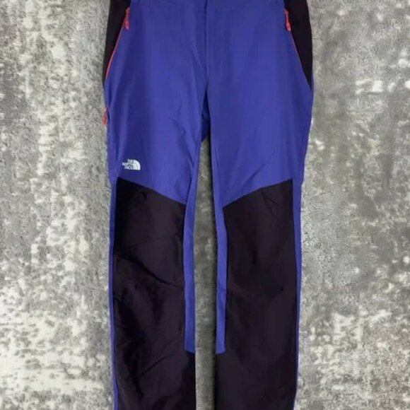 The North Face purple and black stretchy hiking pants Womens Size 8 NWOT - Picture 3 of 7